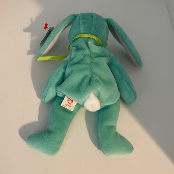 NWT HIPPITY, HOPPITY, FLOPPITY set if 3 bunnies by Ty Beanie Babies 90’s!! - Picture 10 of 14